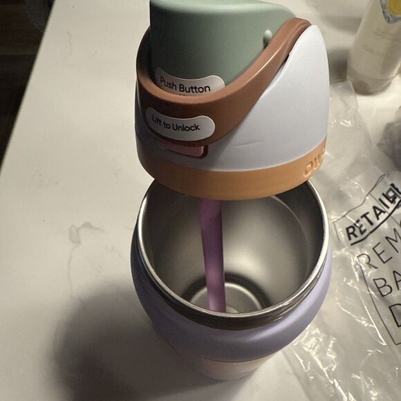 Owala 32 Oz FreeSip Stainless Steel Water Bottle - Periwinkle Twinkle - Picture 10 of 10